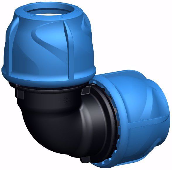 Gomito 90° a compressione 20 GF
